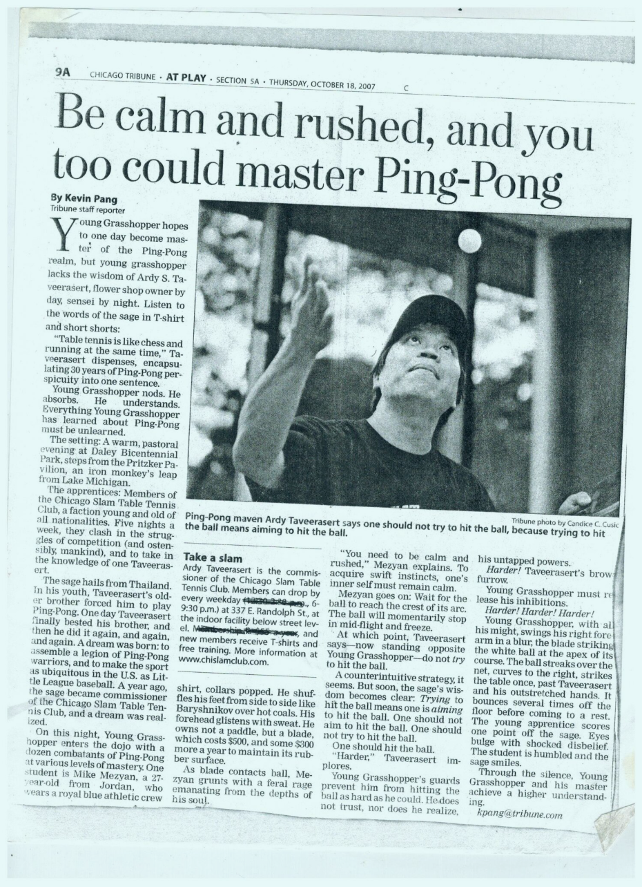 Ardy Tribune Article